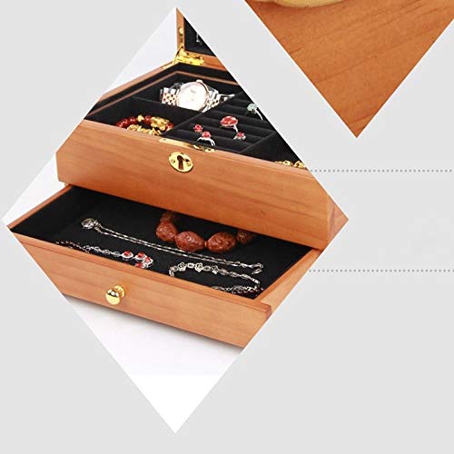 Amazon｜宝石箱-うずき 木製ジュエリーボックスダブルレイヤー